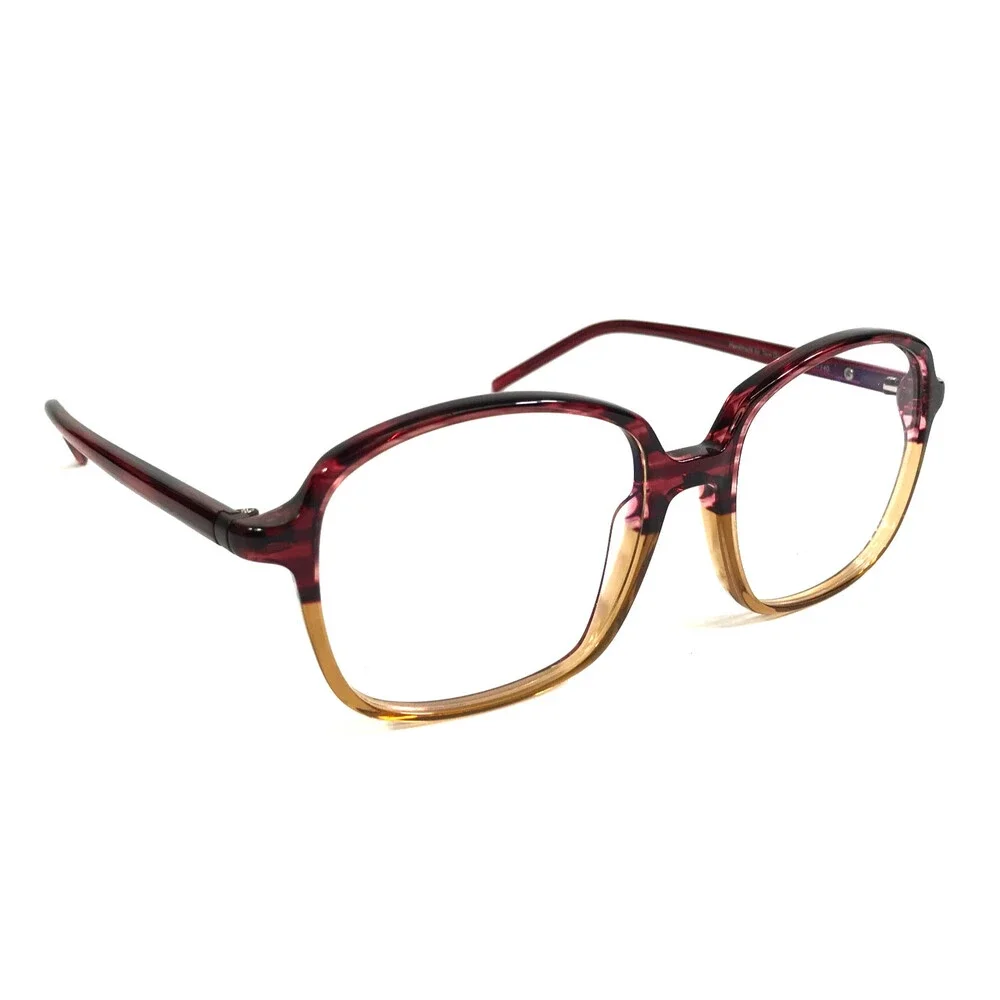 Tom Davies Eyeglasses Frames TD750 Col. 2258 Striped Red Brown Horn 52-17-140